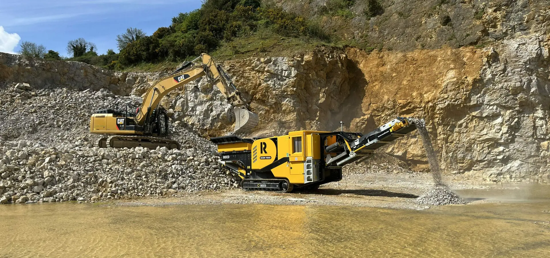 ICON 1100 Crushing Limestone - Roco