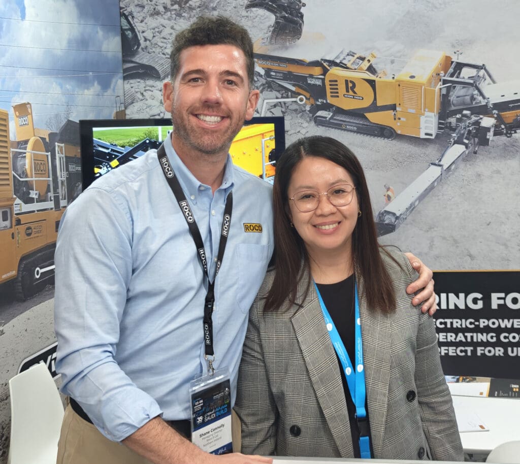 Shane Connolly pictured with Tracy Jan Guevarra - Gomez